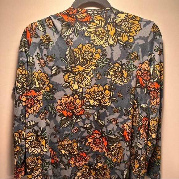 LulaRoe Sarah Long Sleeve Ankle Cardigan Cozy Slightly Thick Elegant Med 10-12 - Picture 7 of 16